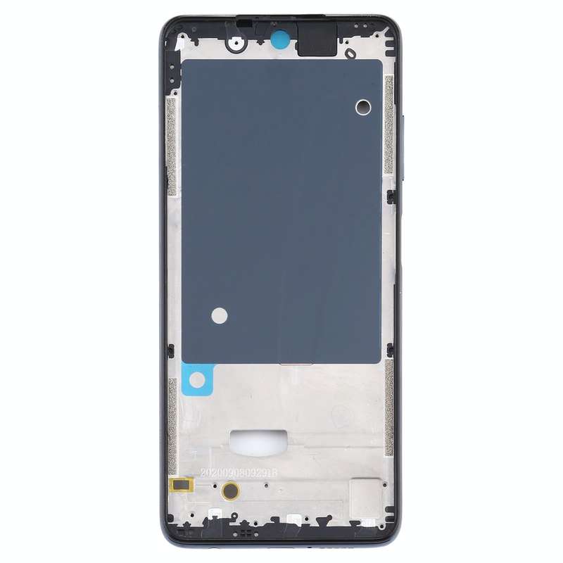 Front Housing LCD Frame Bezel Plate for Xiaomi Poco X3 / Poco X3 NFC M2007J20CG / M2007J20CT(Black)