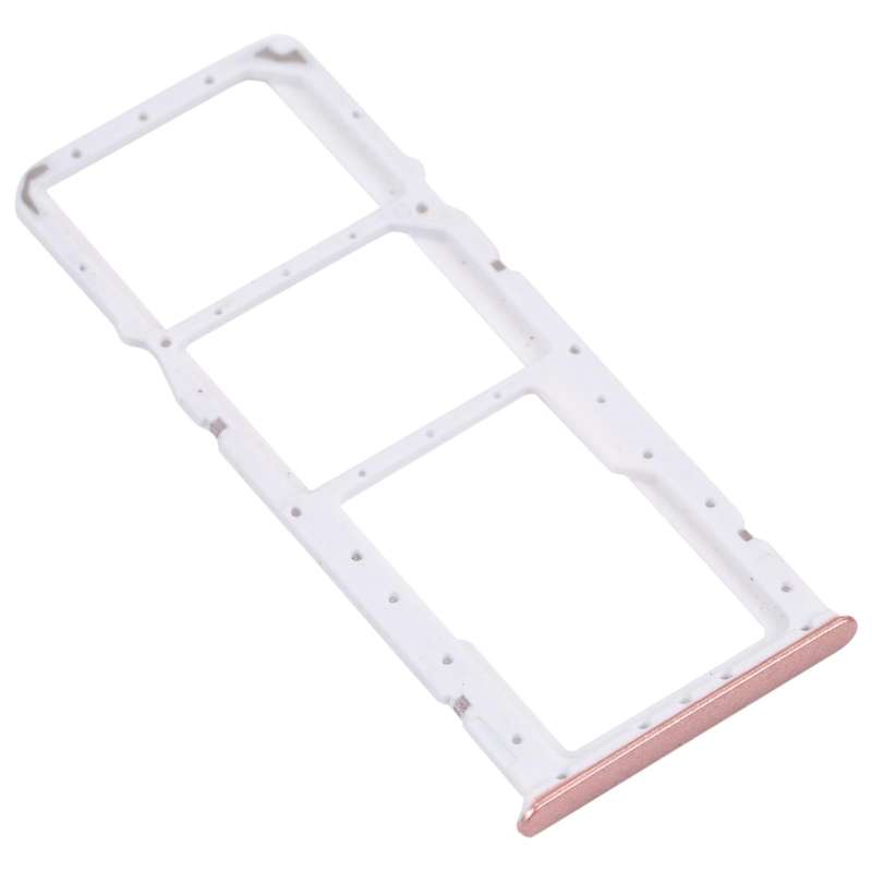 SIM Card Tray + SIM Card Tray + Micro SD Card Tray for Huawei Y9 (2018) (Pink)