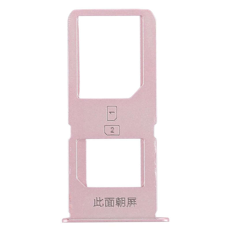 For Vivo X6S Plus 2 x SIM Card Tray (Rose Gold)