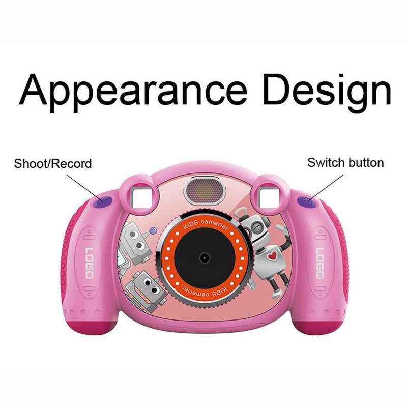 KC501 3 Million Pixels 2.0 inch HD Screen Digital Children Camera (Pink)