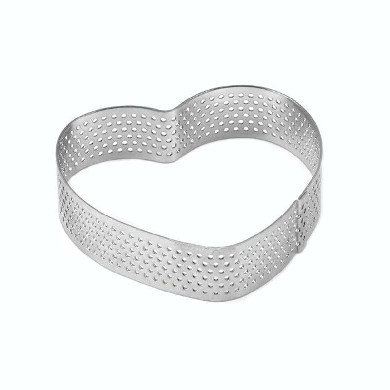 BN1006 Stainless Steel Mousse Circle Thickened Perforated Cake Mold DIY Baking Tools, Specificati...