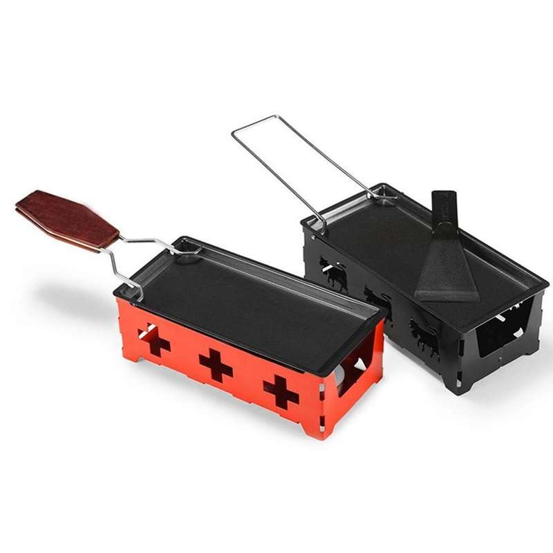 Mini Cheese Grill ,Specification: Wooden Handle Black Set