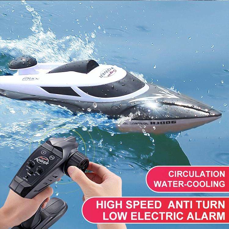 HongXunJie HJ806 2.4Ghz Water Cooling High Speed Racing Boats with Remote Controller, Auto Flip F...