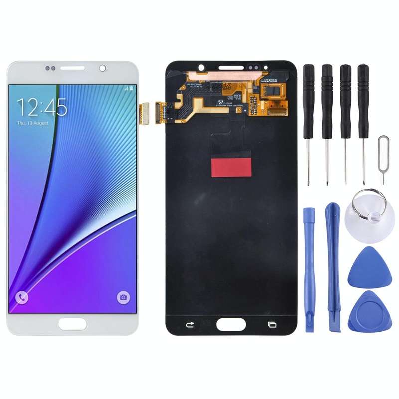 5.7 inch Original LCD Screen and Digitizer Full Assembly for Galaxy Note 5 / N9200, N920I, N920G,...