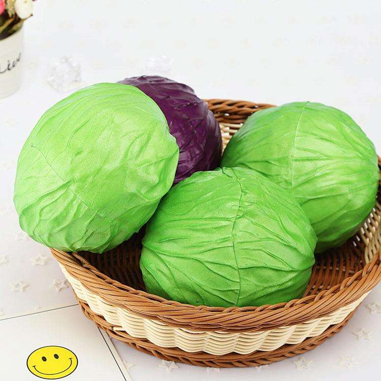 PU Simulation Vegetable Cabbage Model Photography Props Window Display Furnishings Hotel Home Dec...