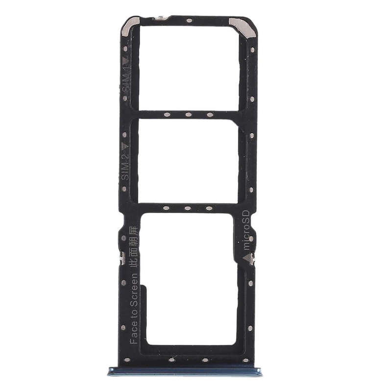 For OPPO K1 2 x SIM Card Tray + Micro SD Card Tray (Green)