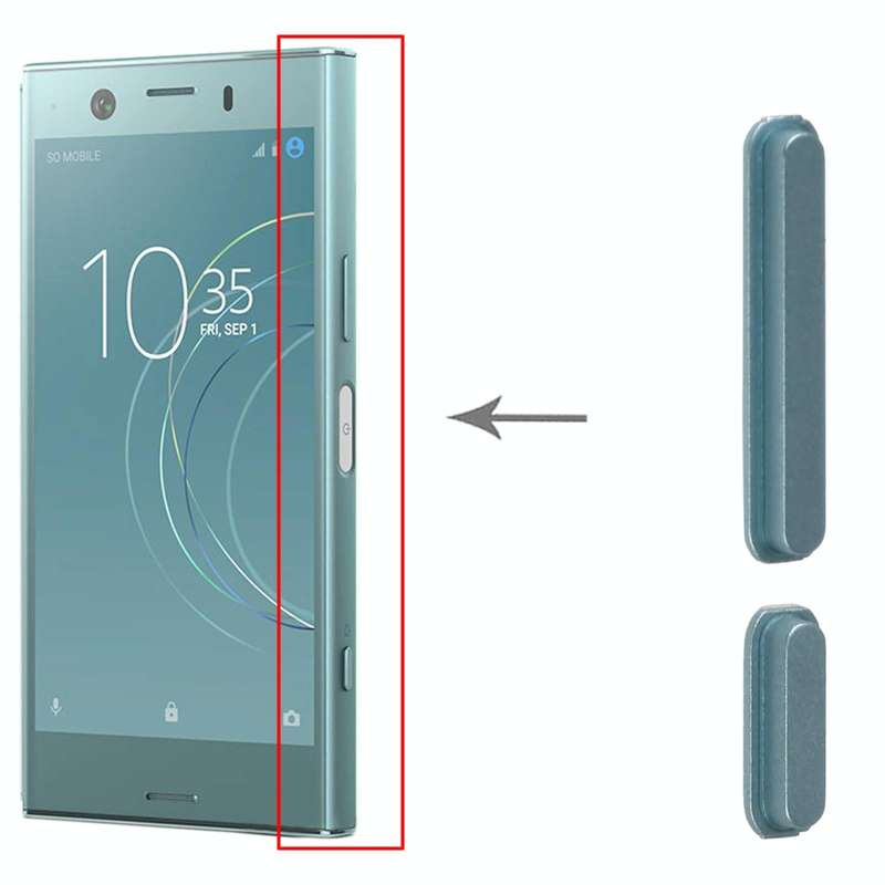 Original Side Keys for Sony XPeria XZ1 Compact (Blue)
