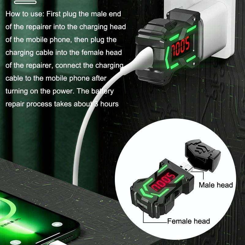 Phone Repairer Clean Up Mobile Phone Memory Repair Machine Battery System Tester 101 Black