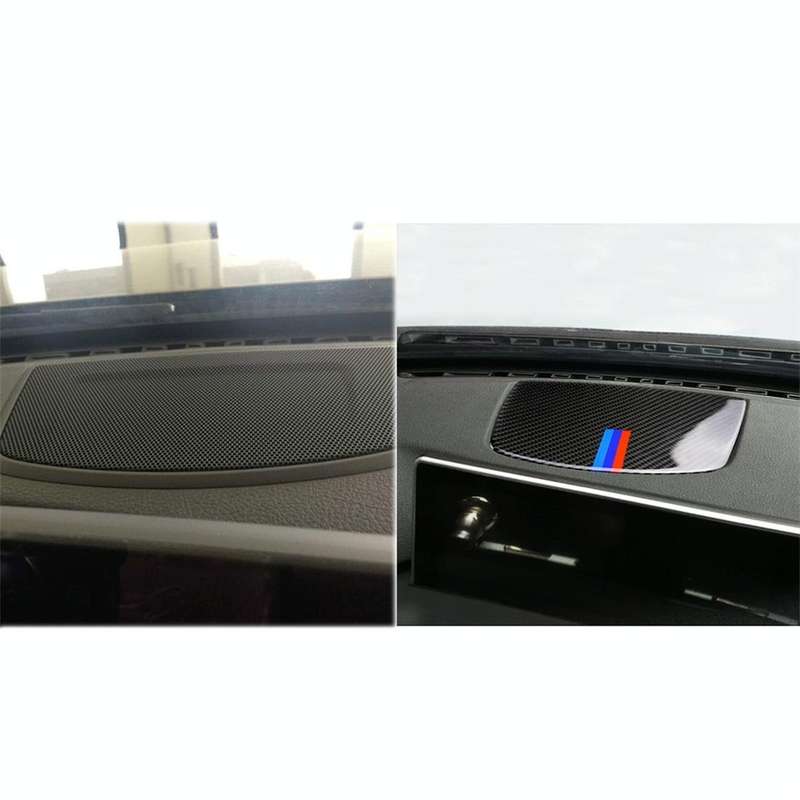 Three Color Carbon Fiber Car Instrument Speaker Panel Decorative Sticker for BMW F30 2013-2018 / ...