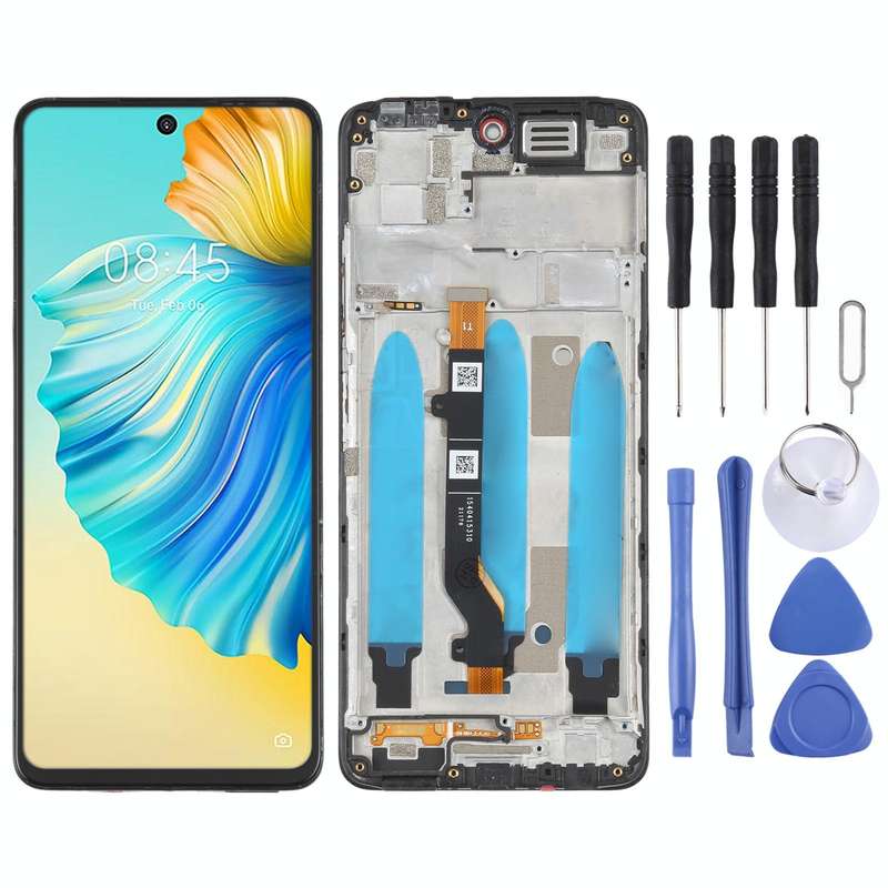 OEM LCD Screen For Tecno Camon 17 Pro Digitizer Full Assembly with Frame
