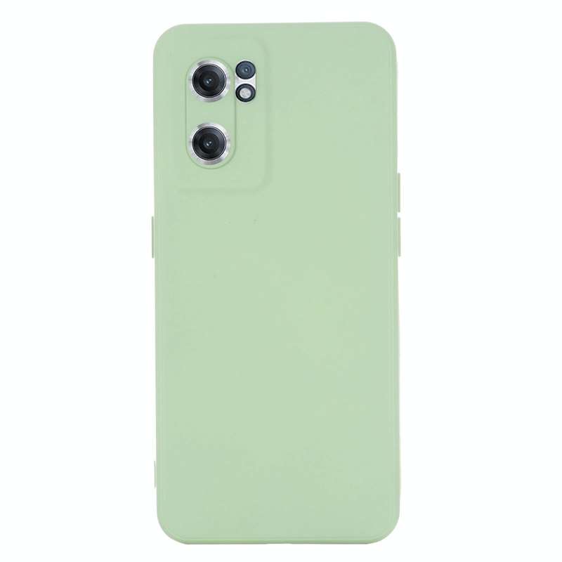 For OnePlus Nord CE 2 5G Pure Color Liquid Silicone Shockproof Full Coverage Phone Case(Green)