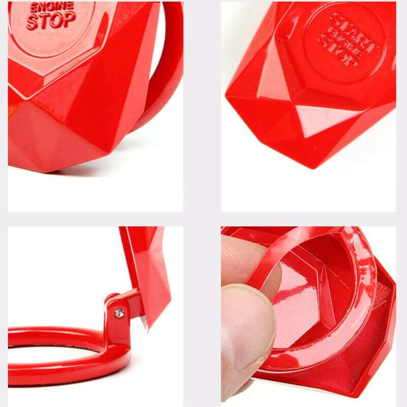 Car Engine Start Key Push Button Protective Cover (Blue)