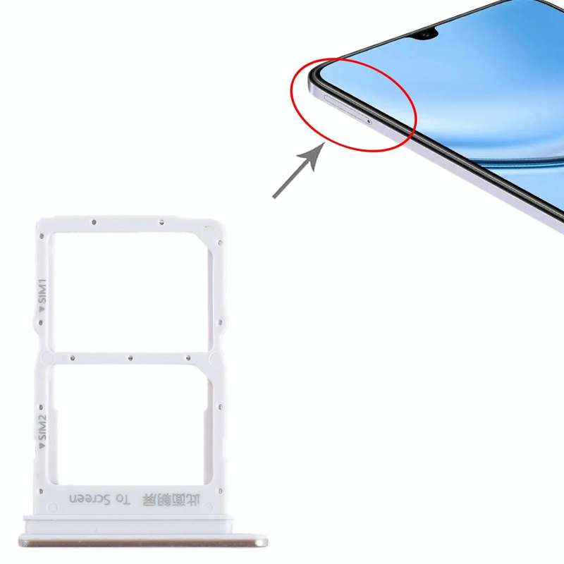 For Honor Play 20 Pro SIM + SIM Card Tray (Gold)