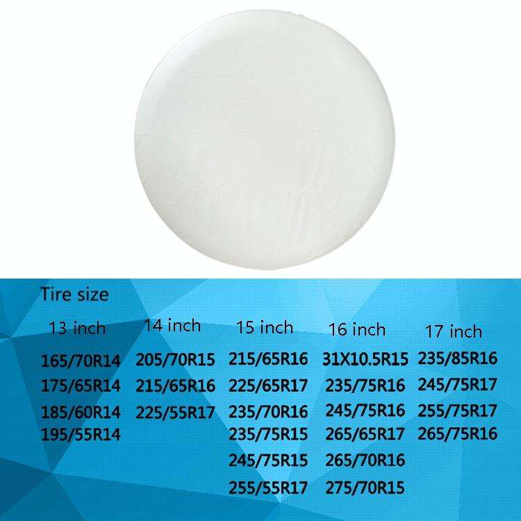 PVC Tire Cover Waterproof And Dust-Proof Car Spare Tire Cover, Size: 16 inch