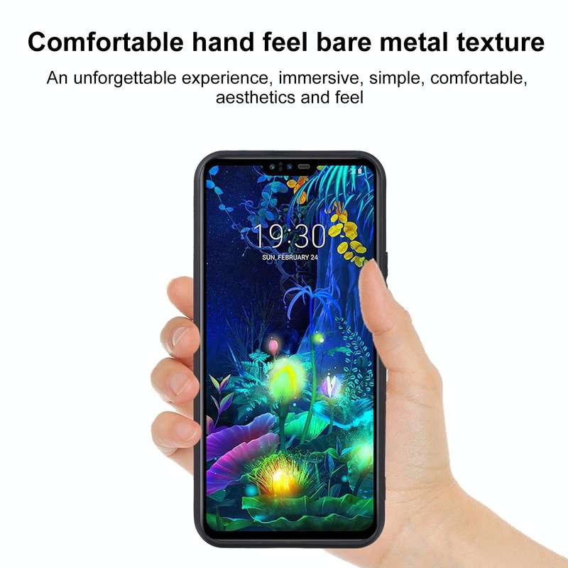 For LG V50 ThinQ TPU Phone Case(Black)
