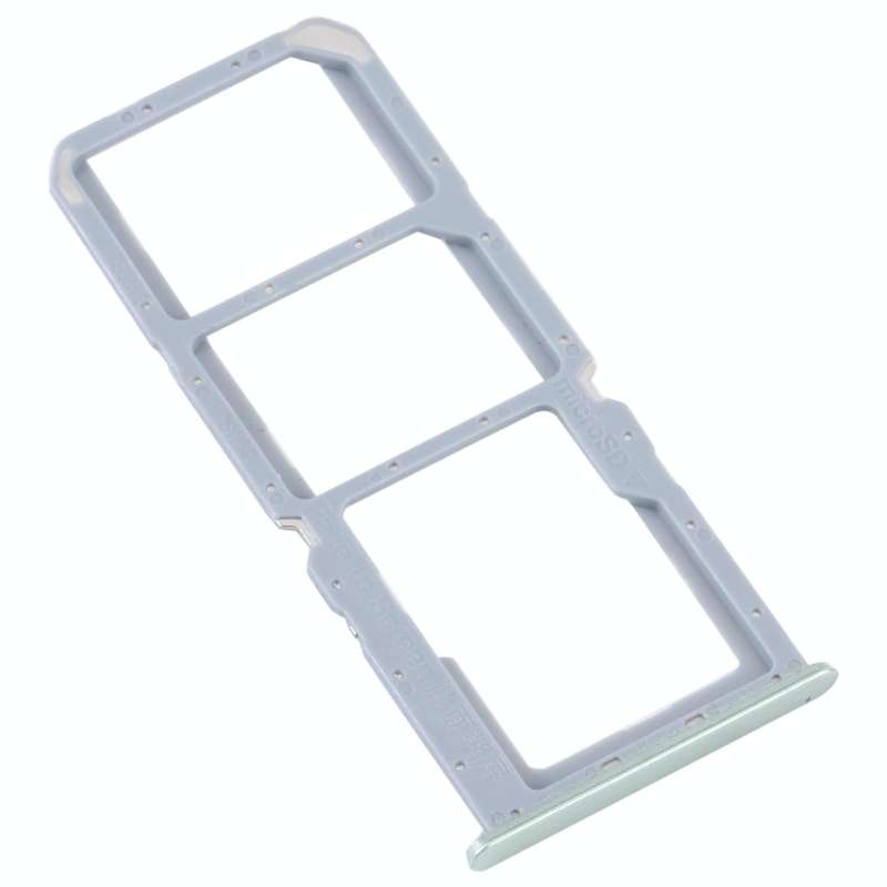 For Realme C30 SIM Card Tray + SIM Card Tray + Micro SD Card Tray (Green)