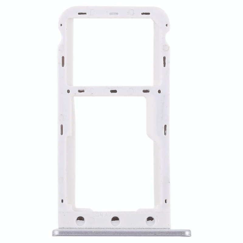 SIM Card Tray + SIM Card Tray / Micro SD Card for Huawei Enjoy 7 (Silver)