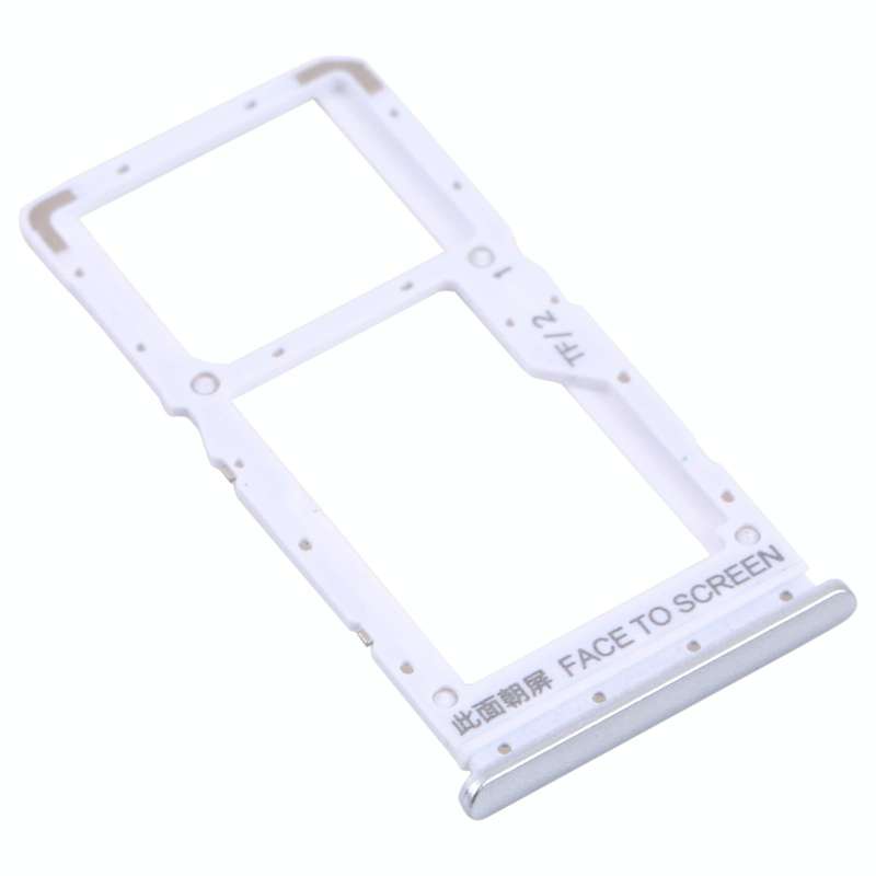 SIM Card Tray + SIM Card Tray / Micro SD Card Tray for Xiaomi Poco X3 GT 21061110AG (White)