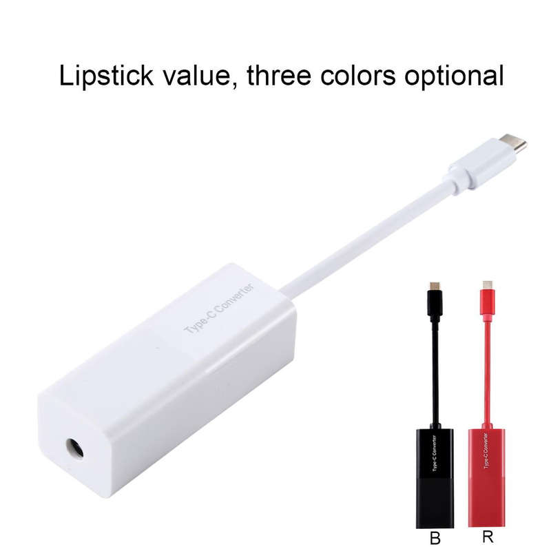 Laptop Power Adapter 65W USB-C / Type-C Converter to 6 in 1 Power Adapter (White)