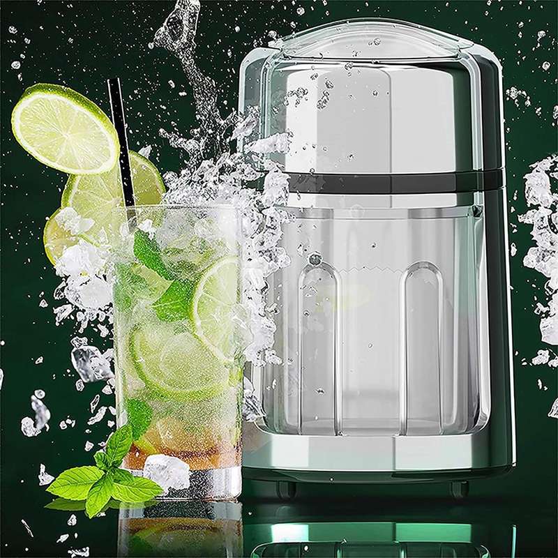 Home Manual Broken Ice Machine Plastic Shaved Smoothie Ice Machine