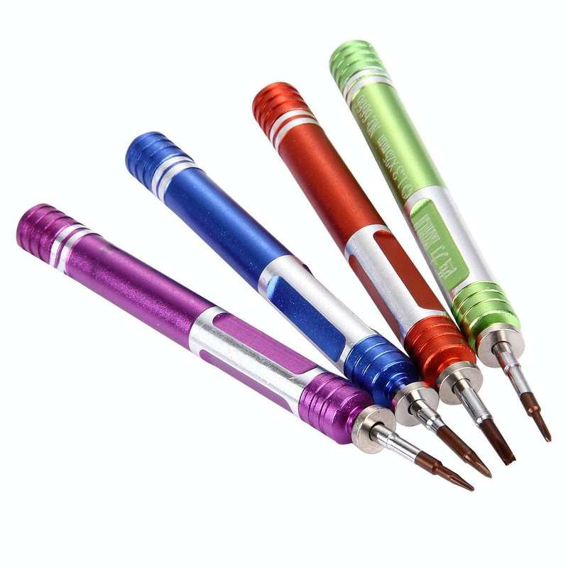 Appropriative Professional Screwdriver Repair Open Tool Kit with Roll Leather Bag For iPhone 7 & ...