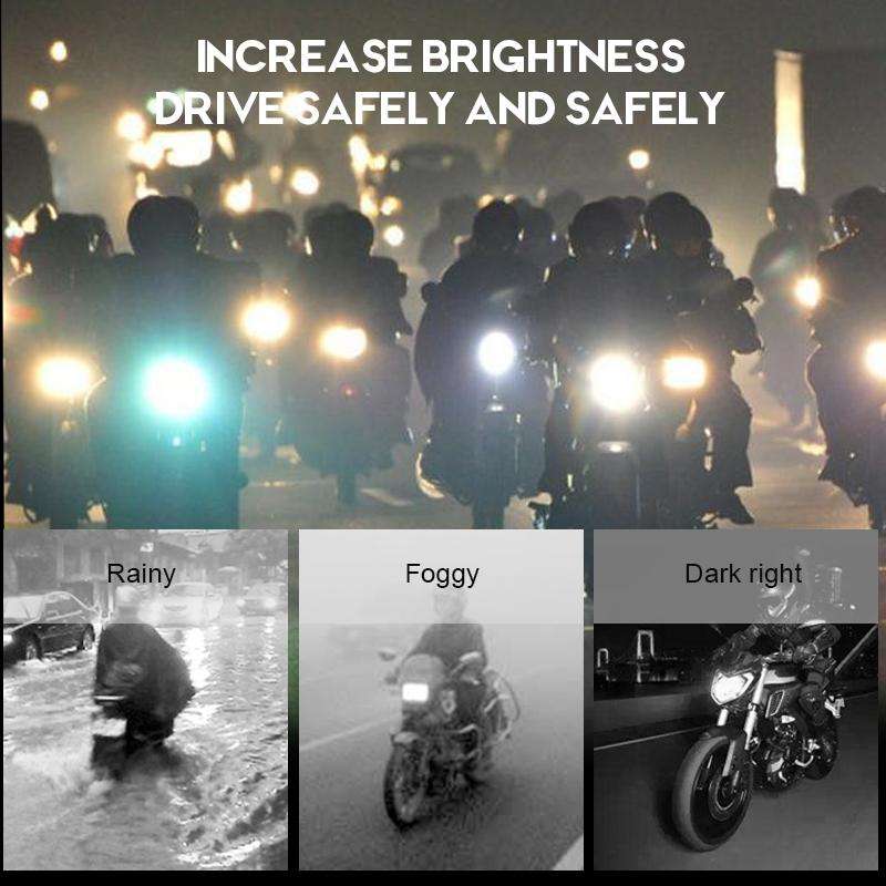 2 PCS L29 12V / 15W / 6000K / 2000LM Motorcycle / Car IP65 Waterproof External LED Small Steel Ca...
