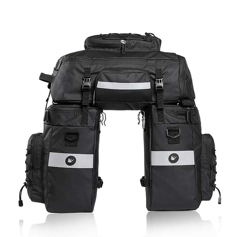 Rhinowalk Three-in-one Multifunctional Bicycle Rear Shelf Pannier Waterproof Long-distance Equipm...