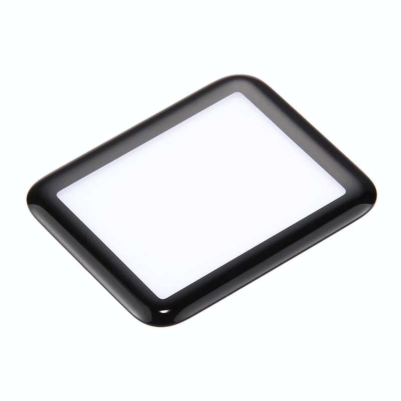 Front Screen Outer Glass Lens for Apple Watch Series 1 38mm(Black)