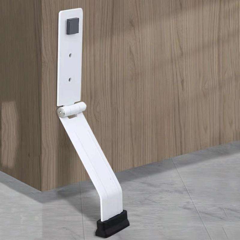 Magnetic Door Stopper Pedal Opening And Closing Door Catch For Bottom of Door(White)