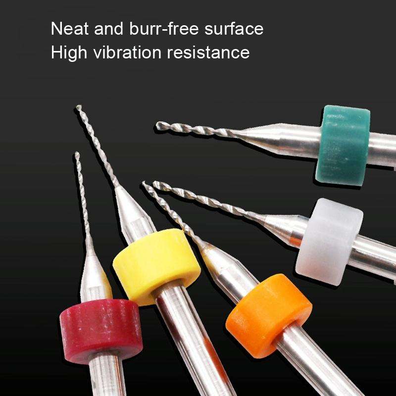 10 In 1 PCB Tungsten Steel Drill Bits Carving Miniature Drill Bits, Size: 1.5-2.4mm