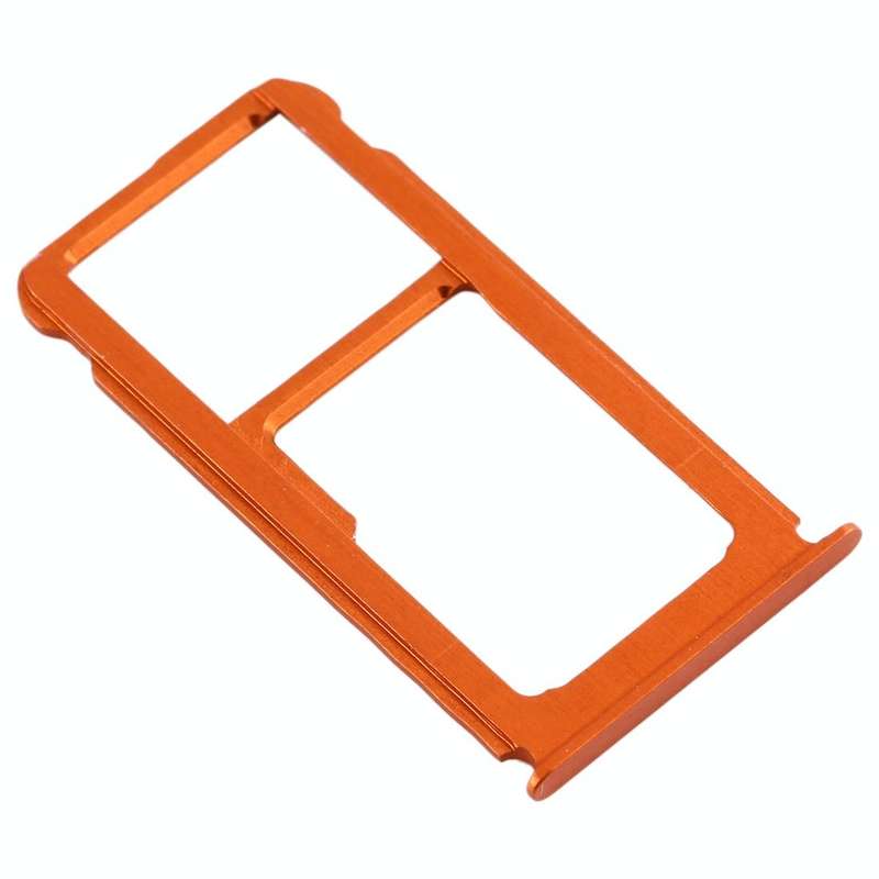 SIM Card Tray + SIM Card Tray / Micro SD Card Tray for Nokia 7 Plus TA-1062 (Orange)