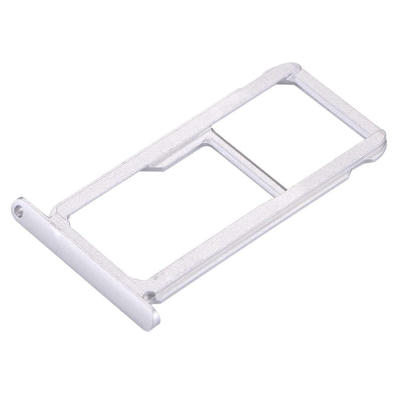 For Huawei Honor 6X / GR5 2017 SIM Card Tray & SIM / Micro SD Card Tray(Silver)