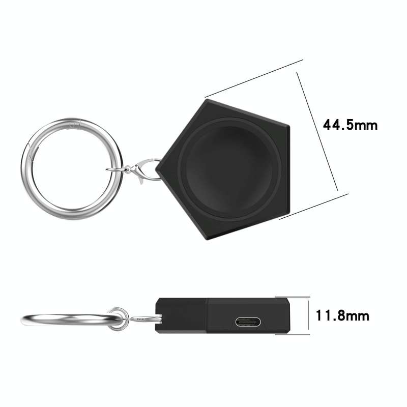 Portable Universal Smart Watch Charger for Apple Watch(Black)
