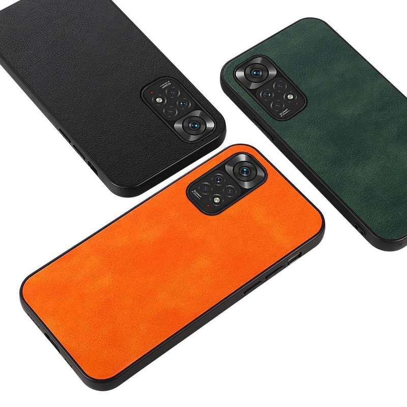 For Xiaomi Redmi Note 11 4G Global / Note 11S Two-color Litchi Texture Phone Case(Black)