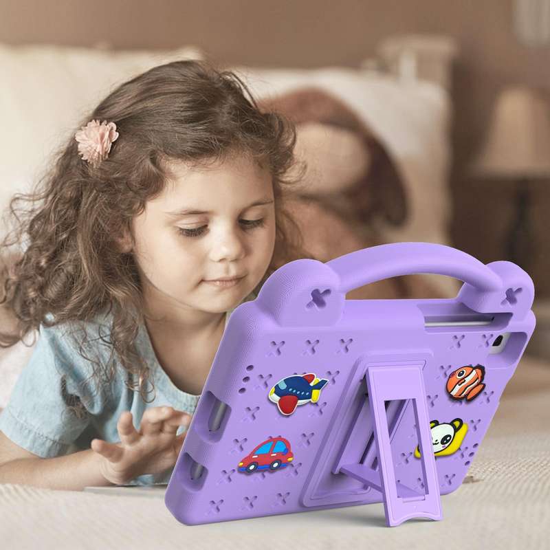 For Samsung Galaxy Tab A 8.0 2019 T290 / T295 Handle Kickstand Children EVA Shockproof Tablet Cas...