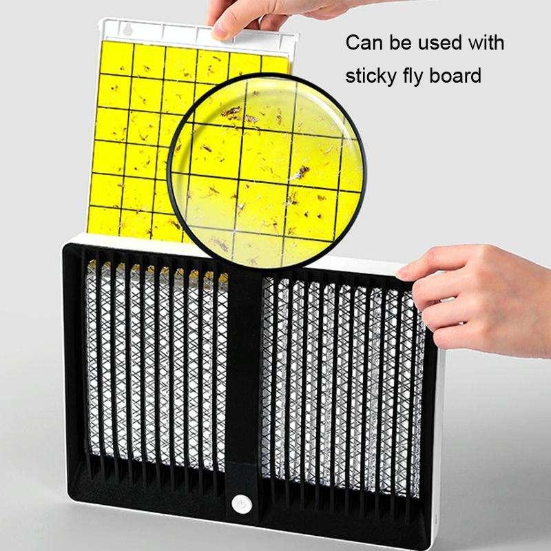 Mosquito Killer Lamp Household Fly Catchers, Style: Plug-in Model White