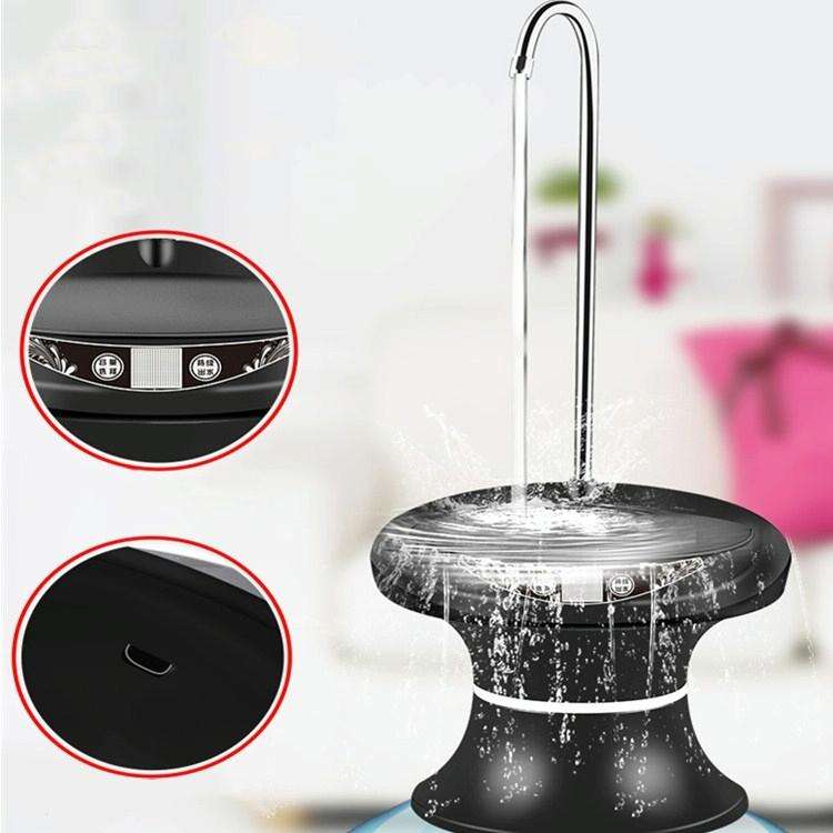 Tray Bucket Water Pump USB Rechargeable Wireless Electric Mineral Water Bucket Automatic Water Di...