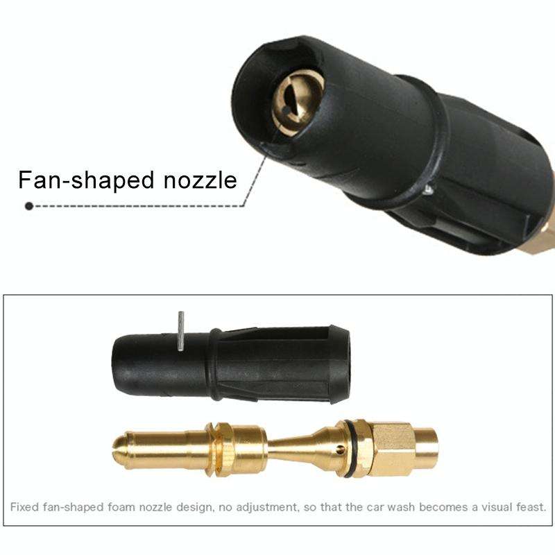 High Pressure Long Fixed Foam Gun for Self-service Car Washing Machine, Outer Wire: 18 x 1.5