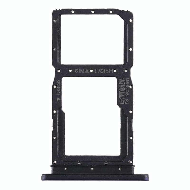 SIM Card Tray + SIM Card Tray / Micro SD Card Tray for Huawei Honor 9X / Honor 9X Pro(Dark Blue)
