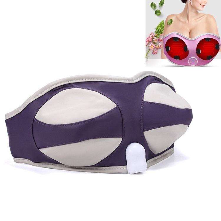 Electric Breast Enhancer Breast Massager, Specification: Small AB, Style:Deep Purple Plug-in