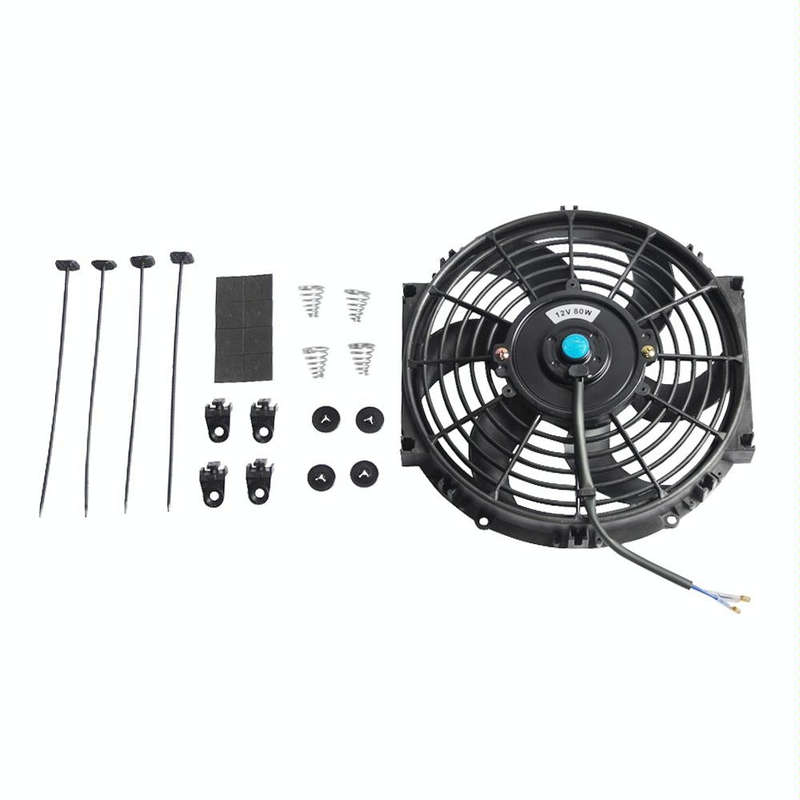 10 inch 12V 80W Car Powerful Transmission Oil Cooling Fan with Mounting Accessorie