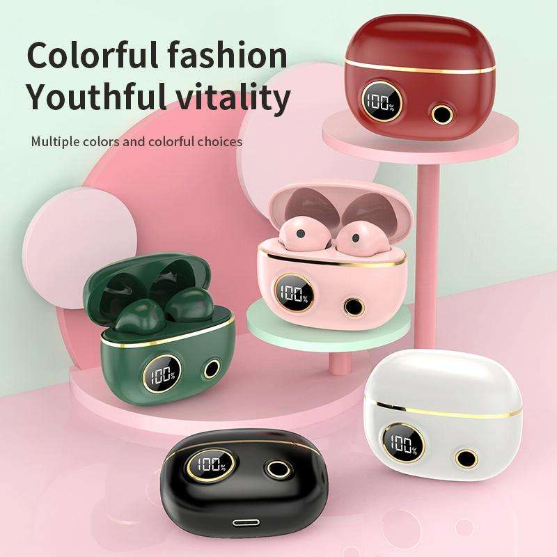 PRO100 TWS Bluetooth 5.2 Noise Canceling Waterproof Earphones 9D Stereo Sports Headphone with Cha...