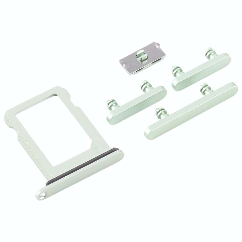 SIM Card Tray + Side Keys for iPhone 12 Mini(Green)