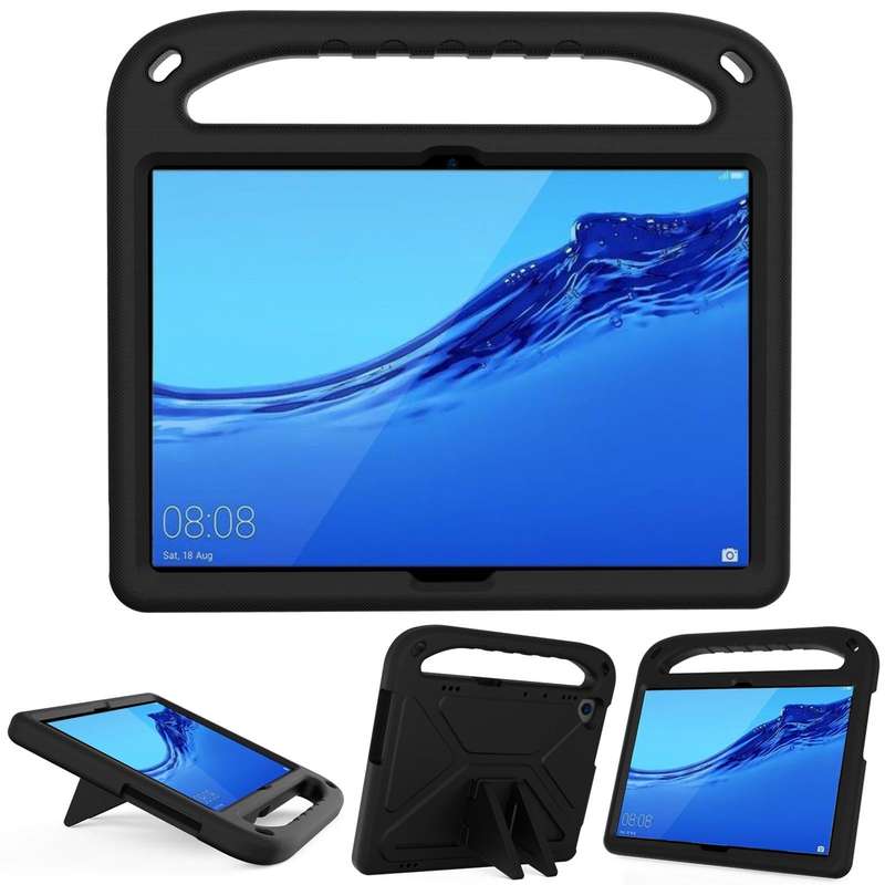 For Huawei MediaPad T5 Handle Portable EVA Shockproof Anti Falling Protective Case with Triangle ...