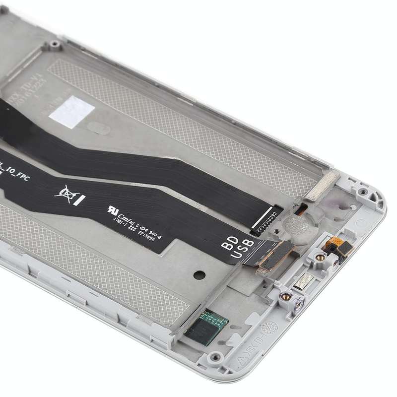 OEM LCD Screen for Asus Zenfone 3 Zoom ZE553KL Digitizer Full Assembly with FrameWhite)