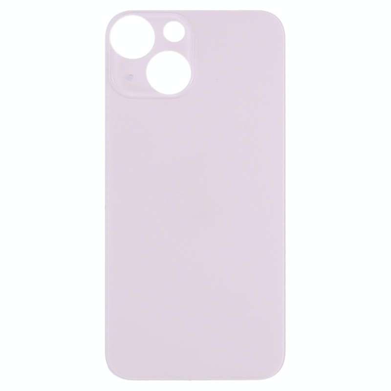 Easy Replacement Big Camera Hole Glass Back Battery Cover for iPhone 13 mini(Pink)