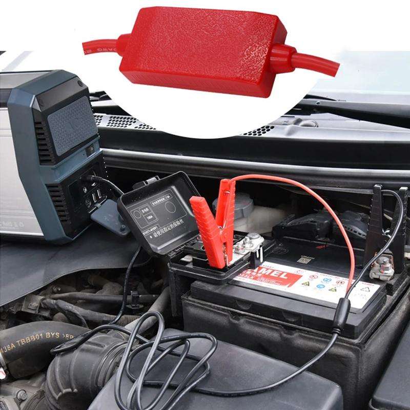 Car Emergency Starter Power Battery Connection Lighter Cable(Large Clip)
