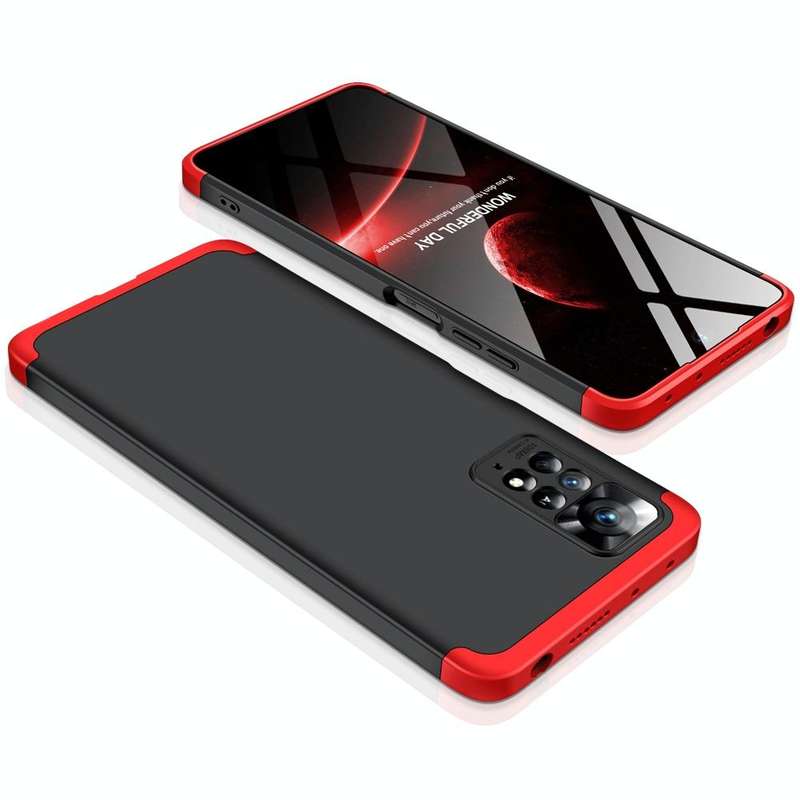 For Xiaomi Redmi Note 11 Pro 4G / 5G Global GKK Three Stage Splicing Full Coverage PC Case(Black ...