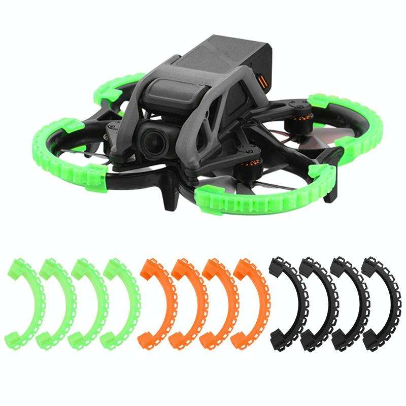 For DJI Avata BRDRC-9604 4pcs Drone Propeller TPU Protective Guard UAV Bumper Anti-collision Ring...