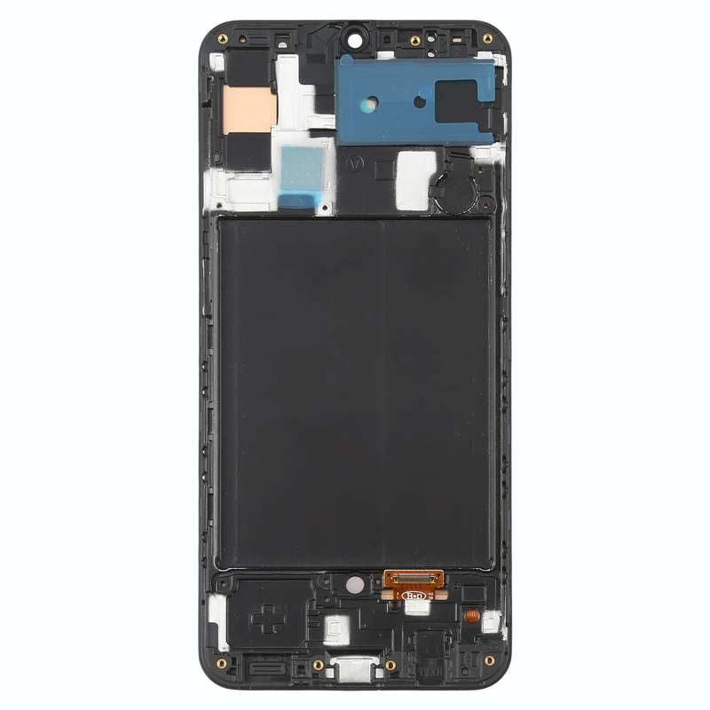 6.36 inch OLED LCD Screen for Samsung Galaxy A50 SM-A505 Digitizer Full Assembly with Frame (Black)